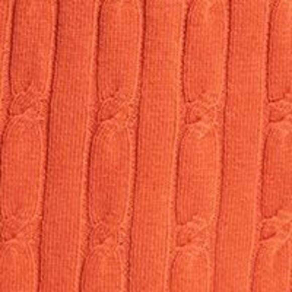 BAR III DRESSES Womens Orange Cable-knit Front Long Sleeve Sweater Dress XS - Picture 4 of 4